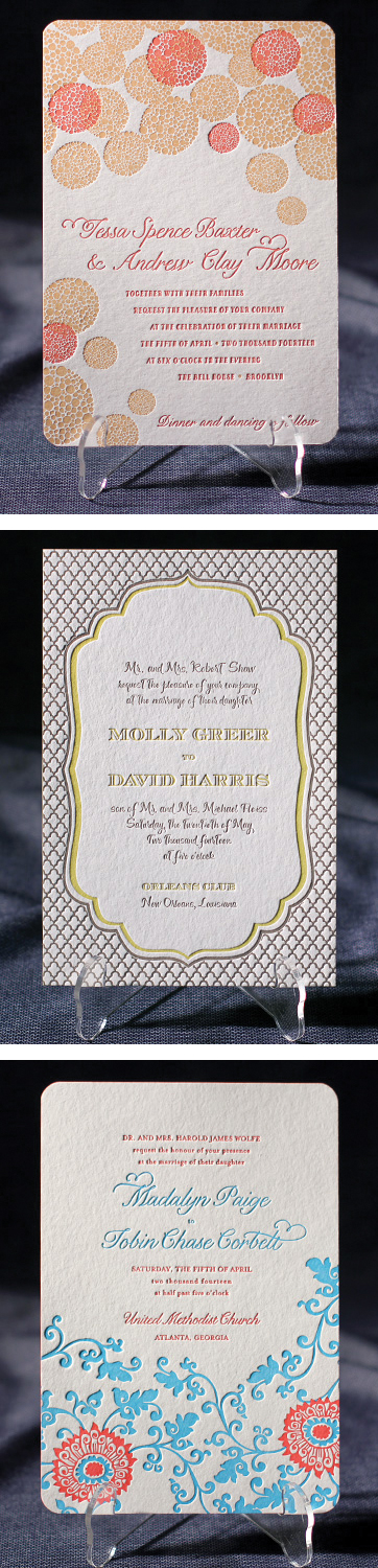 การ์ดแต่งงานหน้าเดียว