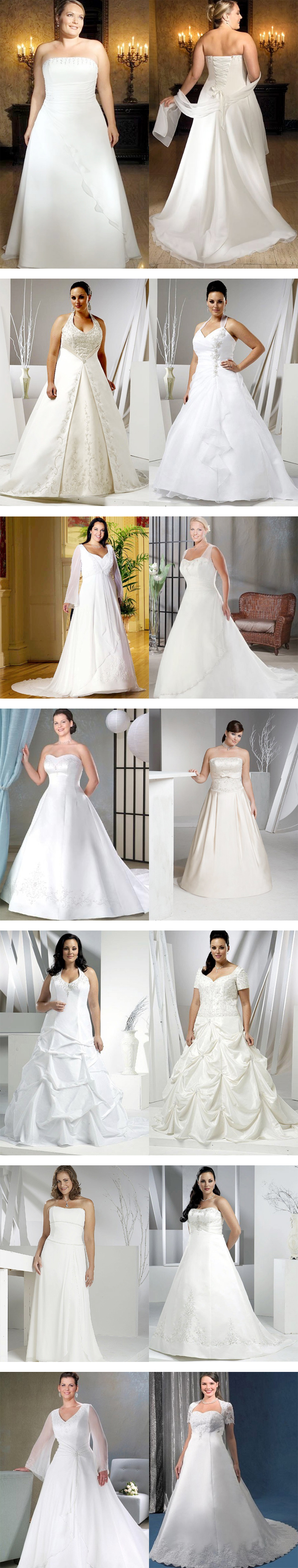 ชุดแต่งงานคนอ้วน