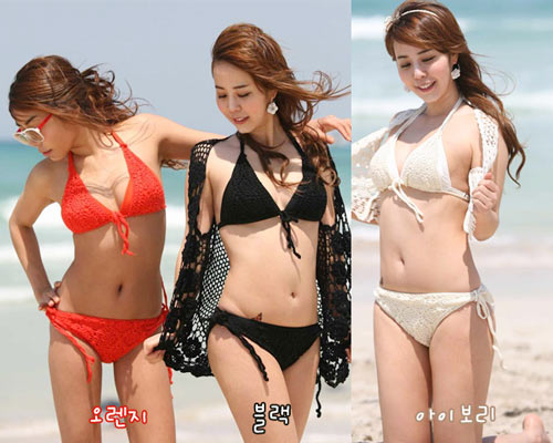 ชุดไหมพรมถัก - ชุดว่ายน้ำ