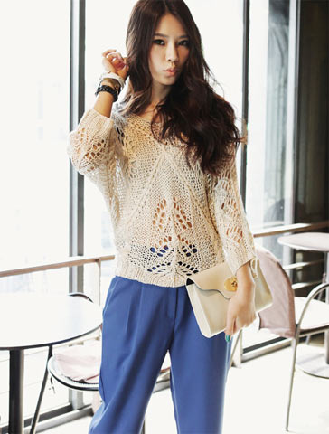 ชุดไหมพรมถัก