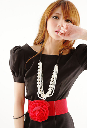 เข็มขัดแฟชั่นยางยืด