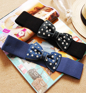 เข็มขัดแฟชั่นยางยืด