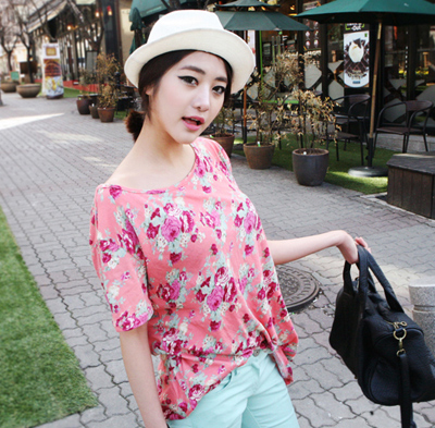 เสื้อสงกรานต์ เสื้อลายดอก