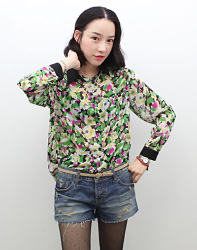 เสื้อสงกรานต์ เสื้อลายดอก