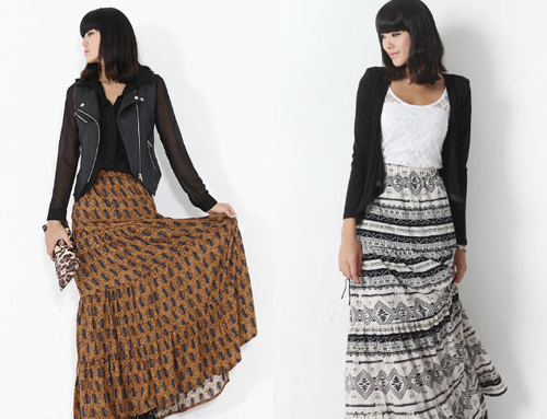 กระโปรงแม็กซี่