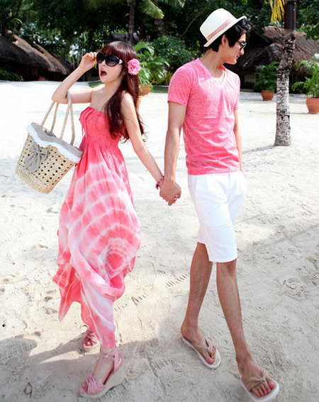 ชุดเที่ยวทะเล แบบคู่รัก
