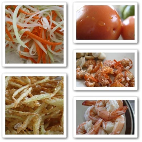 ส้มตำทอด