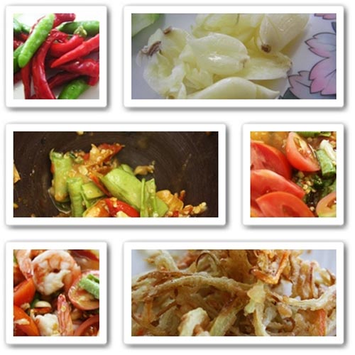 ส้มตำทอด
