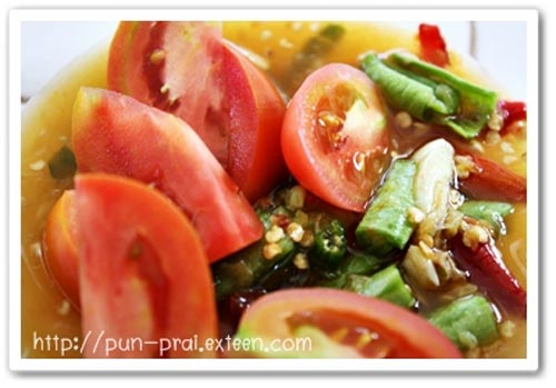 ส้มตำทอด