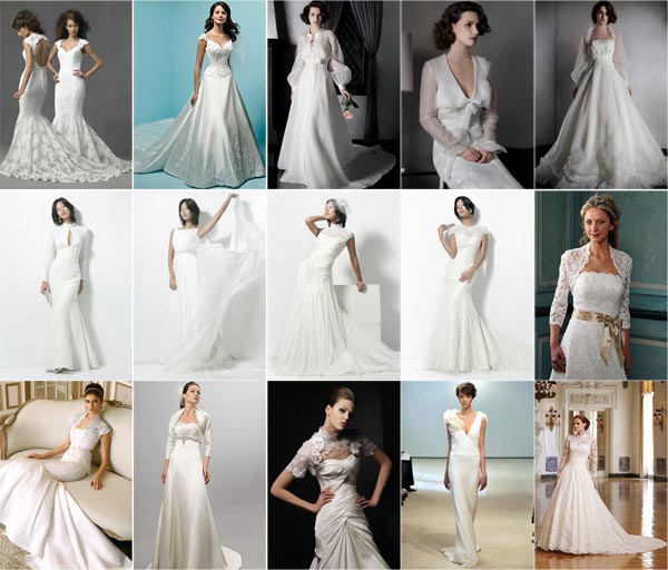 ชุดแต่งงานแบบมีแขน