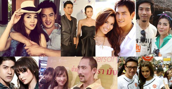 คู่รักดาราต่อคิวเข้าประตูวิวาห์ ปี 2555