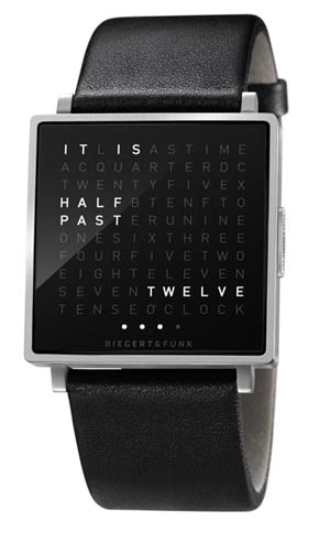 สุดล้ำนำสมัยไปกับนาฬิกา Qlocktwo W
