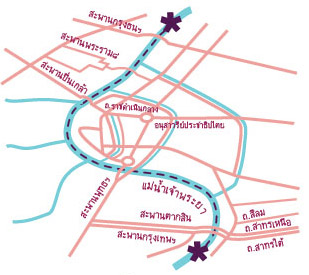 แผนที่กรุงเทพ