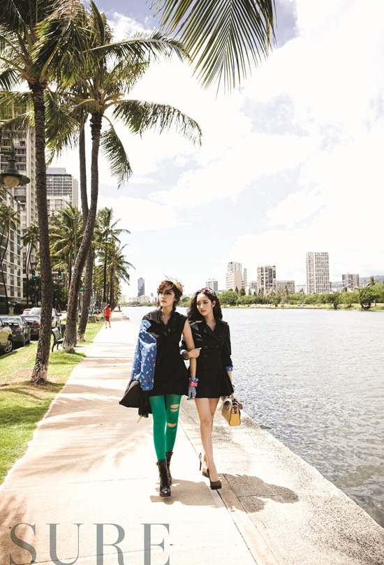 ซองยูริ (Sung Yuri), พัคมินยอง (Park Min Young) เผยภาพแฟชั่นในฮาวาย นิตยสาร SURE