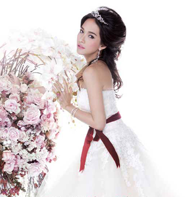 ชุดแต่งงาน ทรงผมเจ้าสาว
