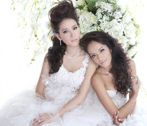 ชุดแต่งงาน ทรงผมเจ้าสาว