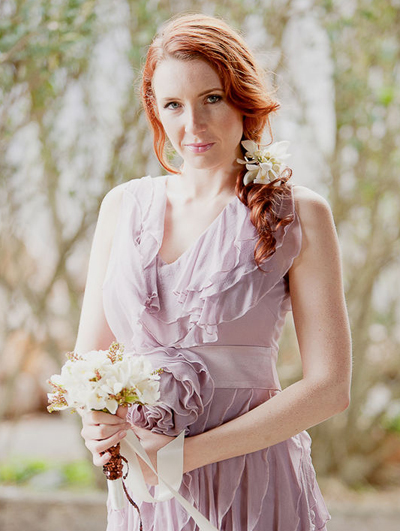 แบบผมเจ้าสาวผมยาว