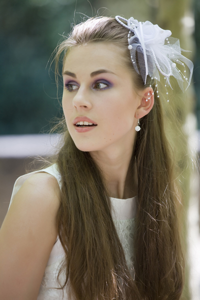 แบบผมเจ้าสาวผมยาว