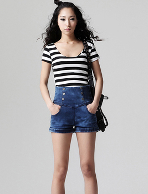 กางเกงเอวสูง