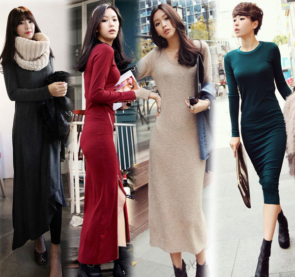 เดรสแขนยาว