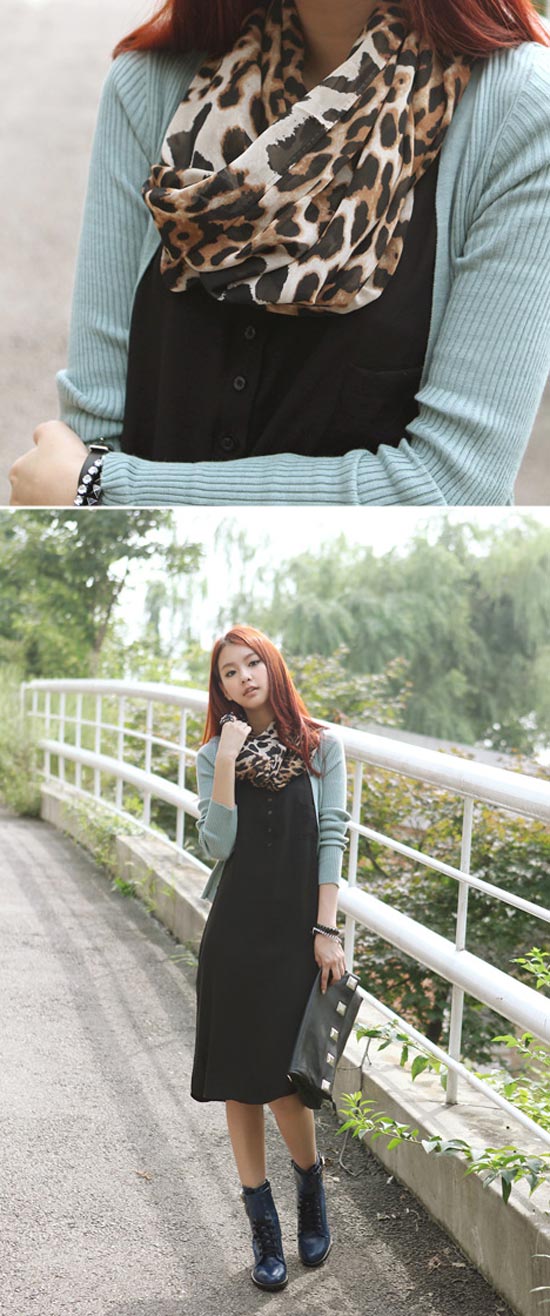ผ้าพันคอลายพิมพ์สัตว์ ความน่ารักที่มาพร้อมกับความเซ็กซี่