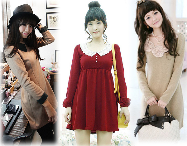 เดรสแขนยาว