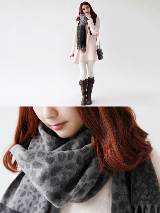 ผ้าพันคอลายพิมพ์สัตว์ ความน่ารักที่มาพร้อมกับความเซ็กซี่