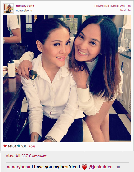 ภาพจากอินสตาแกรม นานา ไรบีนา