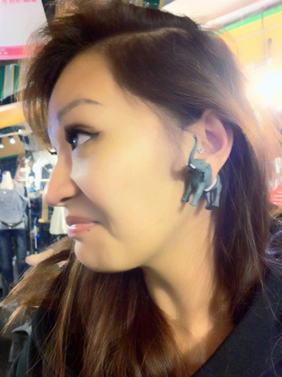 ต่างหูรูปสัตว์