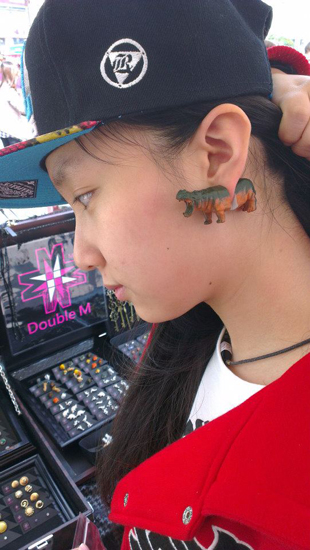 ต่างหูรูปสัตว์