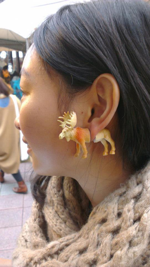 ต่างหูรูปสัตว์