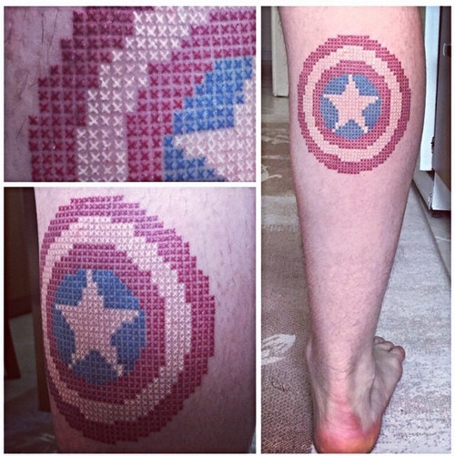 รอยสักครอสติช