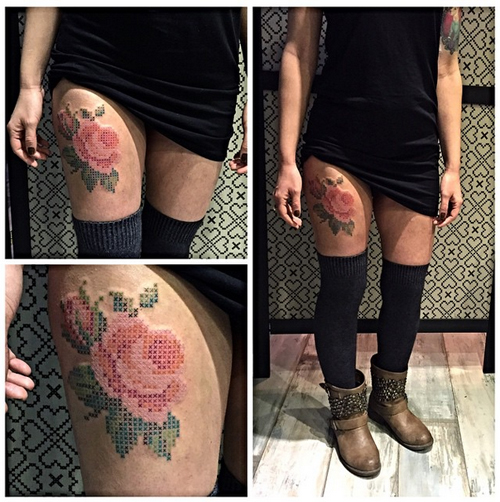 รอยสักครอสติช