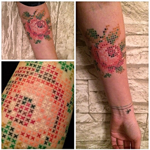 รอยสักครอสติช