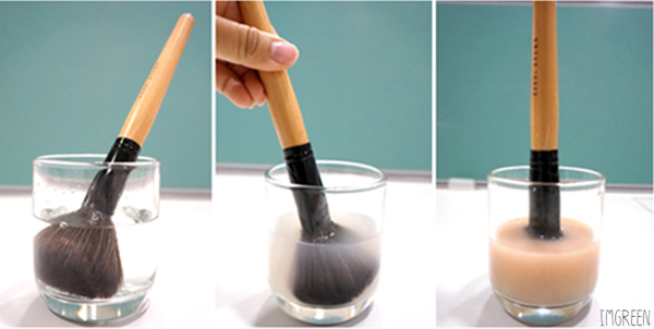 วิธีล้างแปรงแต่งหน้า