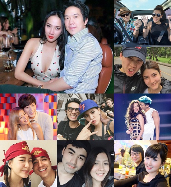 12 คู่หวานแห่งวงการบันเทิง ประจำปี 2558