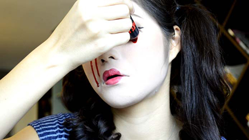 แต่งหน้าฮาโลวีน แต่งหน้าฮาโลวีน