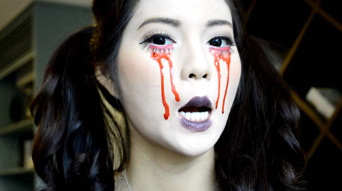 แต่งหน้าฮาโลวีน แต่งหน้าฮาโลวีน