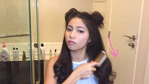 วิธีทำทรงผมก้อน ๆ