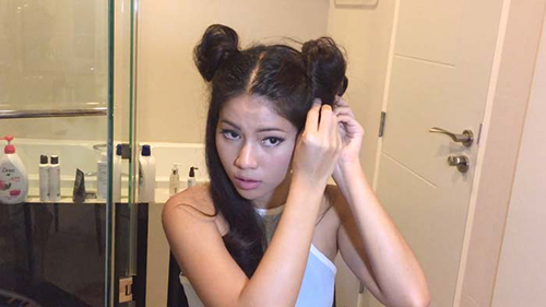 วิธีทำทรงผมก้อน ๆ