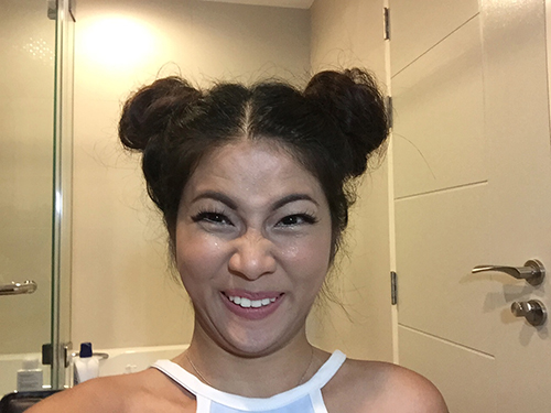 วิธีทำทรงผมก้อน ๆ