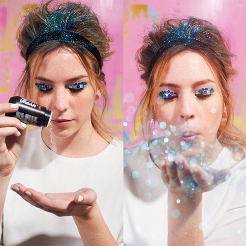 แต่งรากผมด้วยกลิตเตอร์ แต่งรากผมด้วยกลิตเตอร์