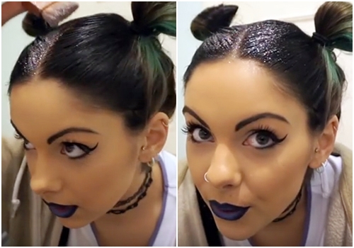 แต่งรากผมด้วยกลิตเตอร์ แต่งรากผมด้วยกลิตเตอร์