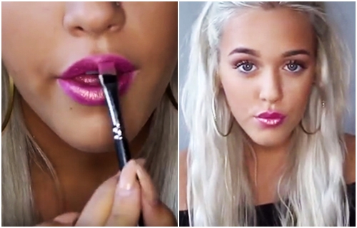 ไอเดียทาปากกลิตเตอร์