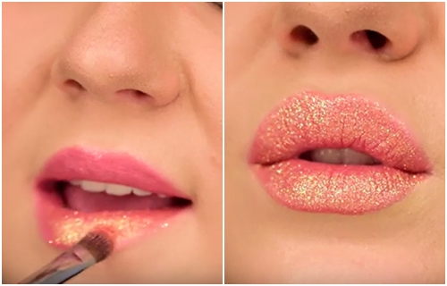 ไอเดียทาปากกลิตเตอร์