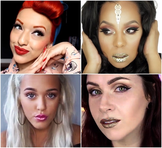 ไอเดียทาปากกลิตเตอร์