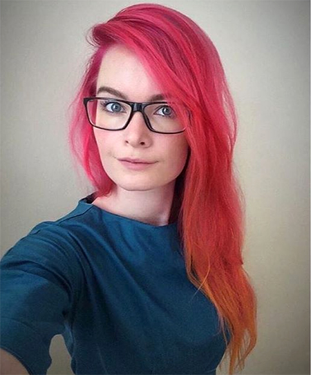 เทรนด์ย้อมผม sunset hair