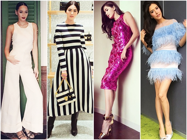 แฟชั่นดาราสาวโย่งตัวแม่