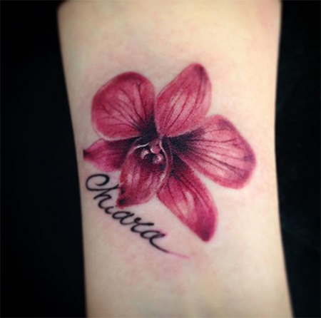 รอยสักดอกไม้