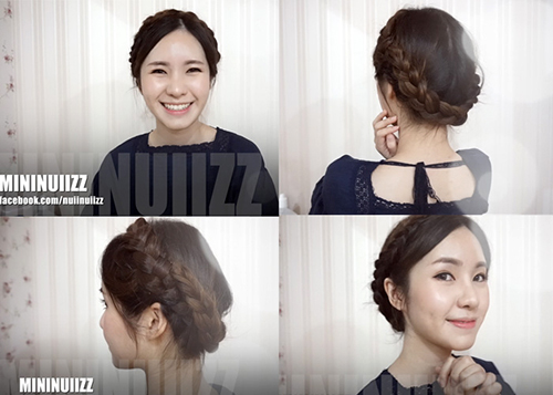 วิธีถักเปียมงกุฎแบบง่าย ๆ ด้วยตัวเอง